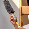 Четка за прах 3в1 Joseph Joseph CleanTech™ 6500013, 53х8х4 см, Фина и влакнеста повърхност, Отвор за окачване, Бежов