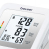 Beurer BM 26 Blood Pressure Monitor, Memory, Automatic Measurement, Arrhythmia Detection, White