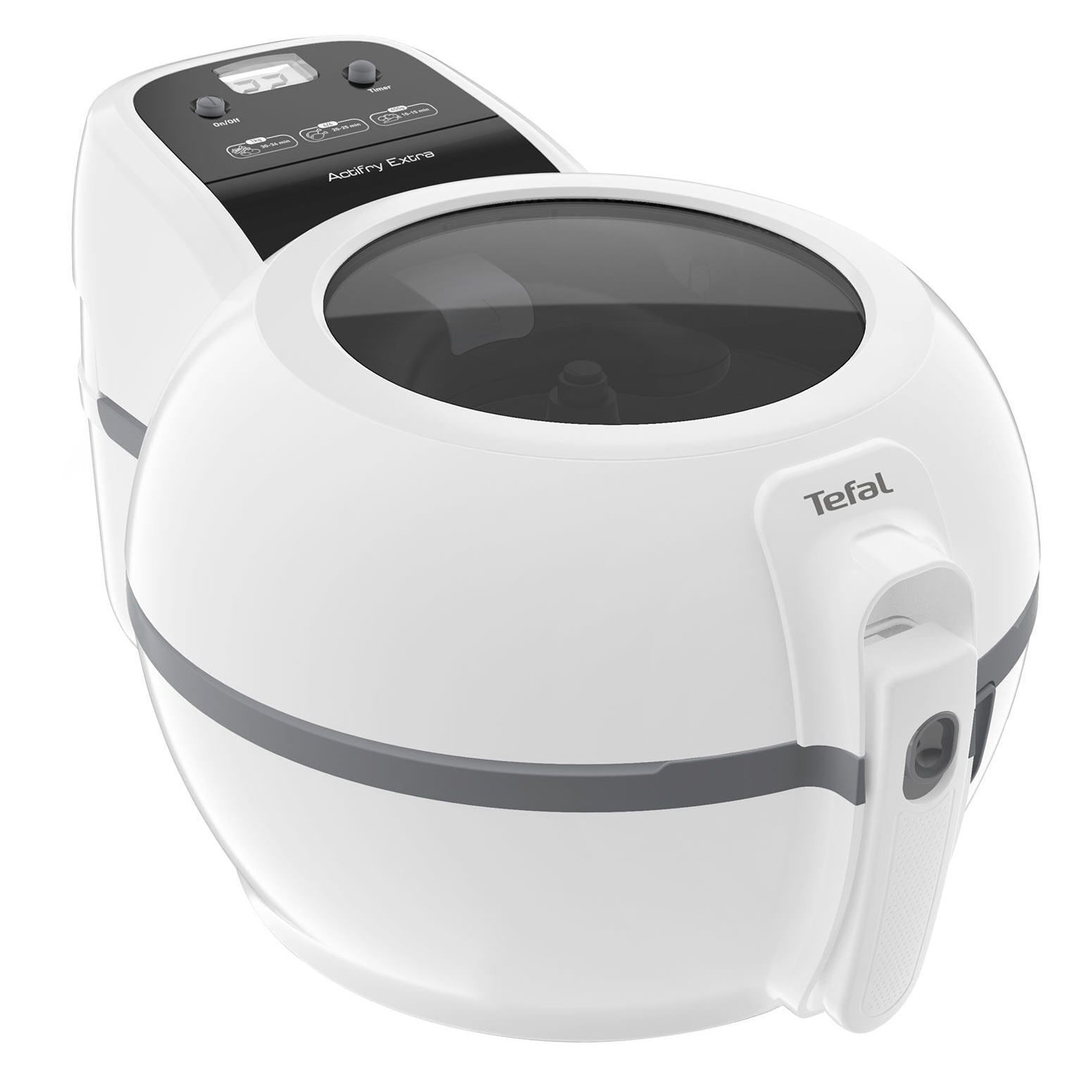 Friteuza cu aer cald Tefal FZ720015 ActiFry, 1520W, Capacitate alimente 1 kg, 3 programe, Timer, Alb