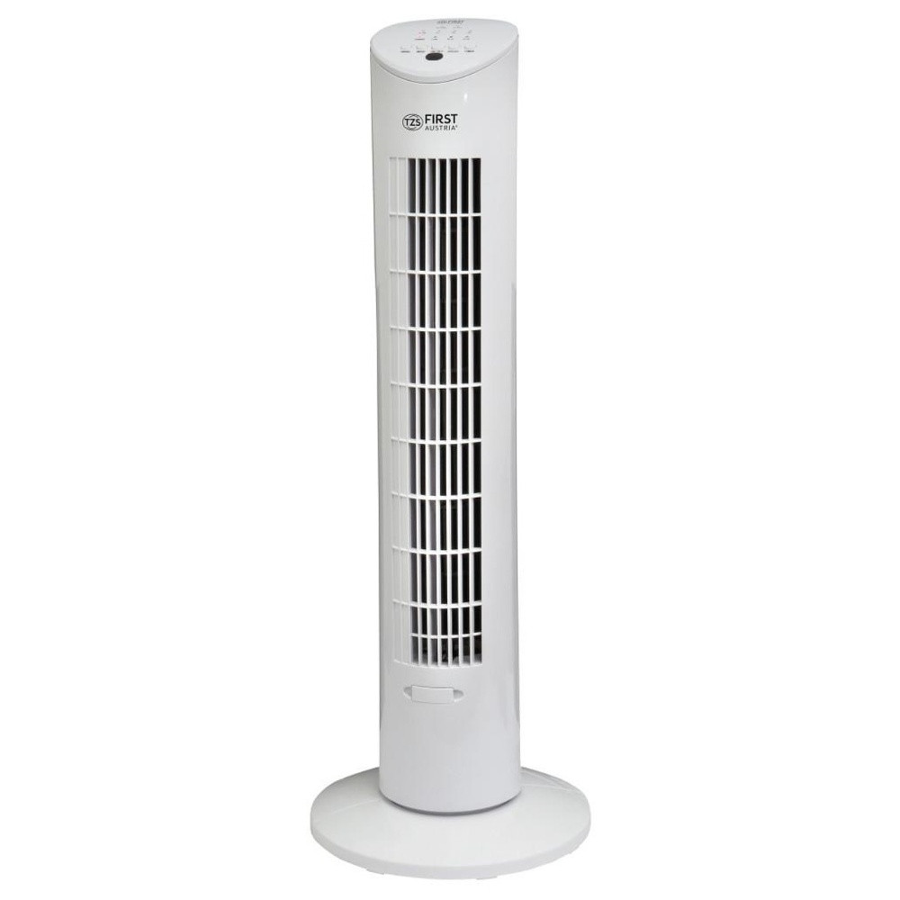 Turn ventilator First Austria FA-5560-1, 60W, Pentru uleiuri esentiale, Telecomanda, Timer, Alb