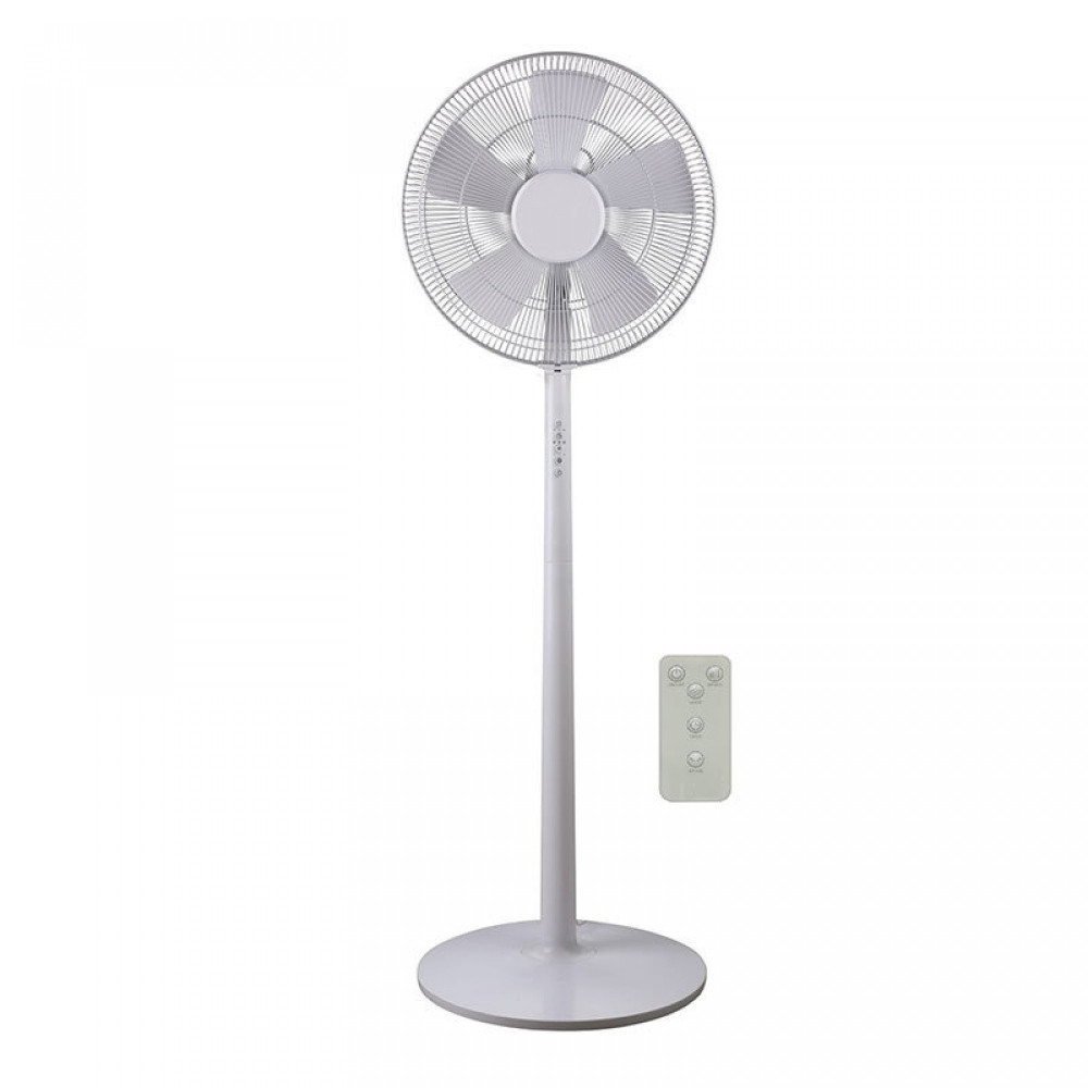 Ventilator de podea Finlux FSF-1666RC, 55W, 40cm, 3 viteze, Telecomanda, Timer 7h, Alb