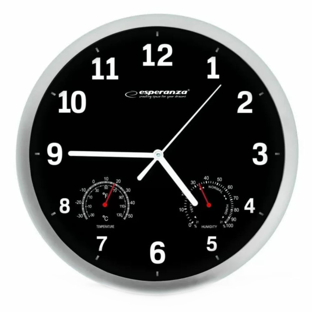 Стенен часовник Esperanza Lyon EHC016K
