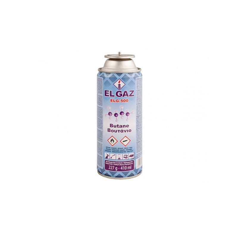 Butelie Gaz Arzator, Turistic, EL GAZ ELG-500, 410 ml, Presiune maxima, 6.6 bare