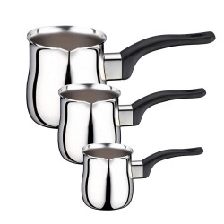 Set de ibricuri HausRoland GS-01155-3PC, 3 bucăți, 0,200/0,400/0,600 l, oțel inoxidabil