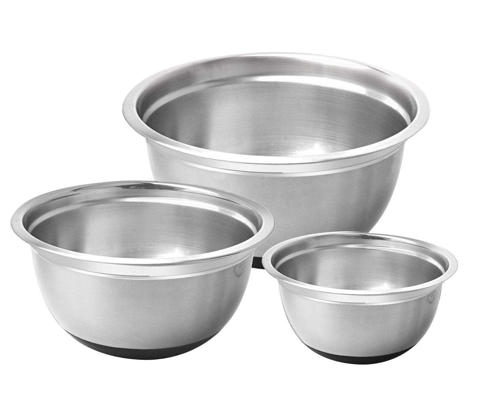 Set 3 boluri Klausberg KB 7388, 5/3/1.6 L, Baza silicon, Inox