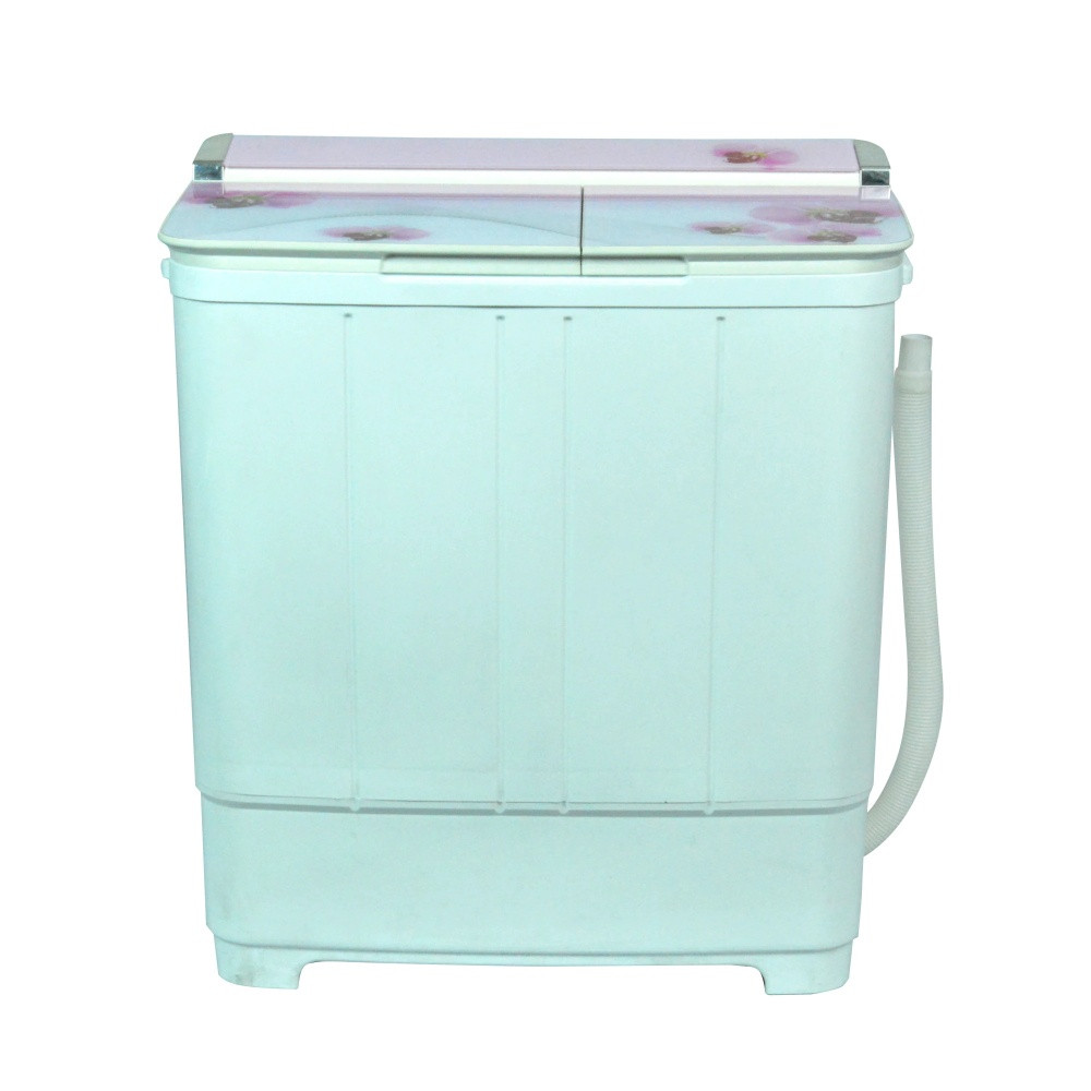 Masina de spalat semiautomata Elite MTJ-5070, 360W, 7kg, Doua compartimente, Centrifuga, Verde