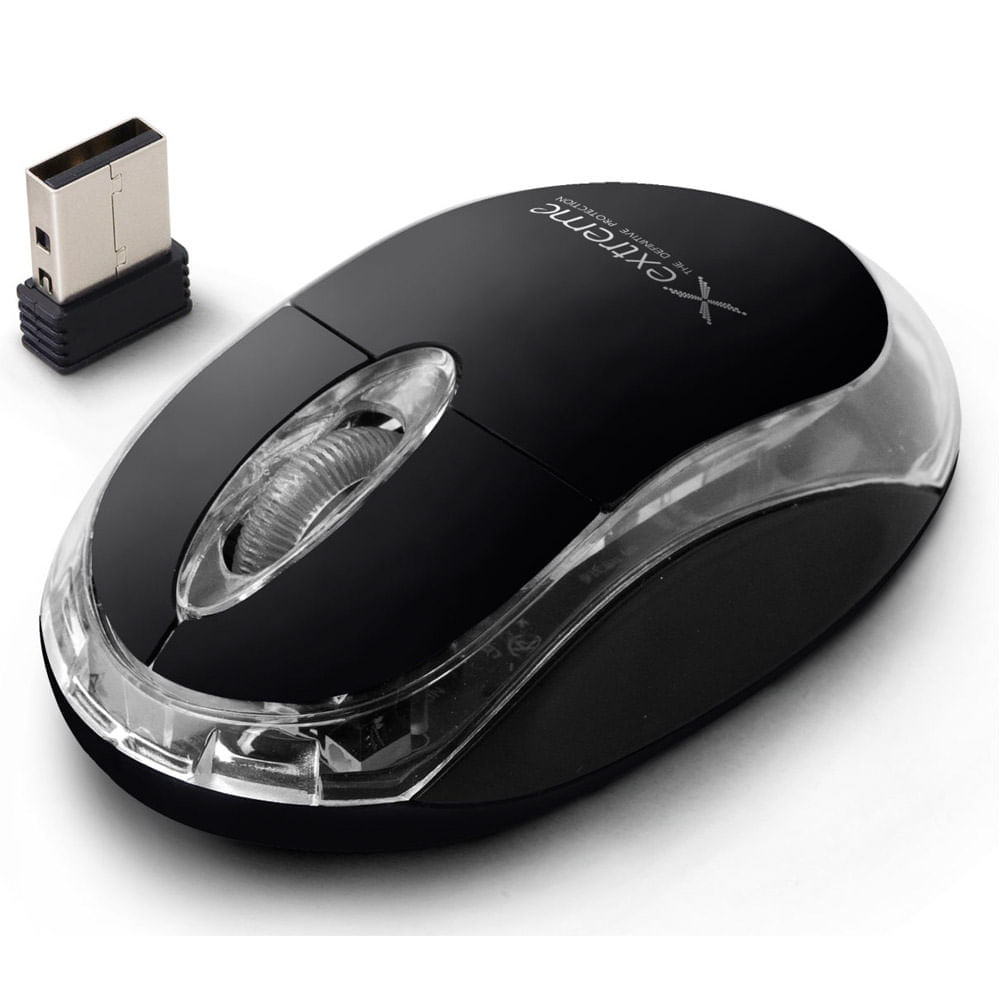 Mouse Extreme Harrier XM105K, 2,4 GHz, 1000 DPI, Optic, USB, Negru