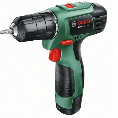 Акумулаторен двускоростен винтоверт Bosch EasyDrill 1200, 12V, 1x1.5 Ah, 18/30 Nm, 400-1500 rpm, 06039D3006