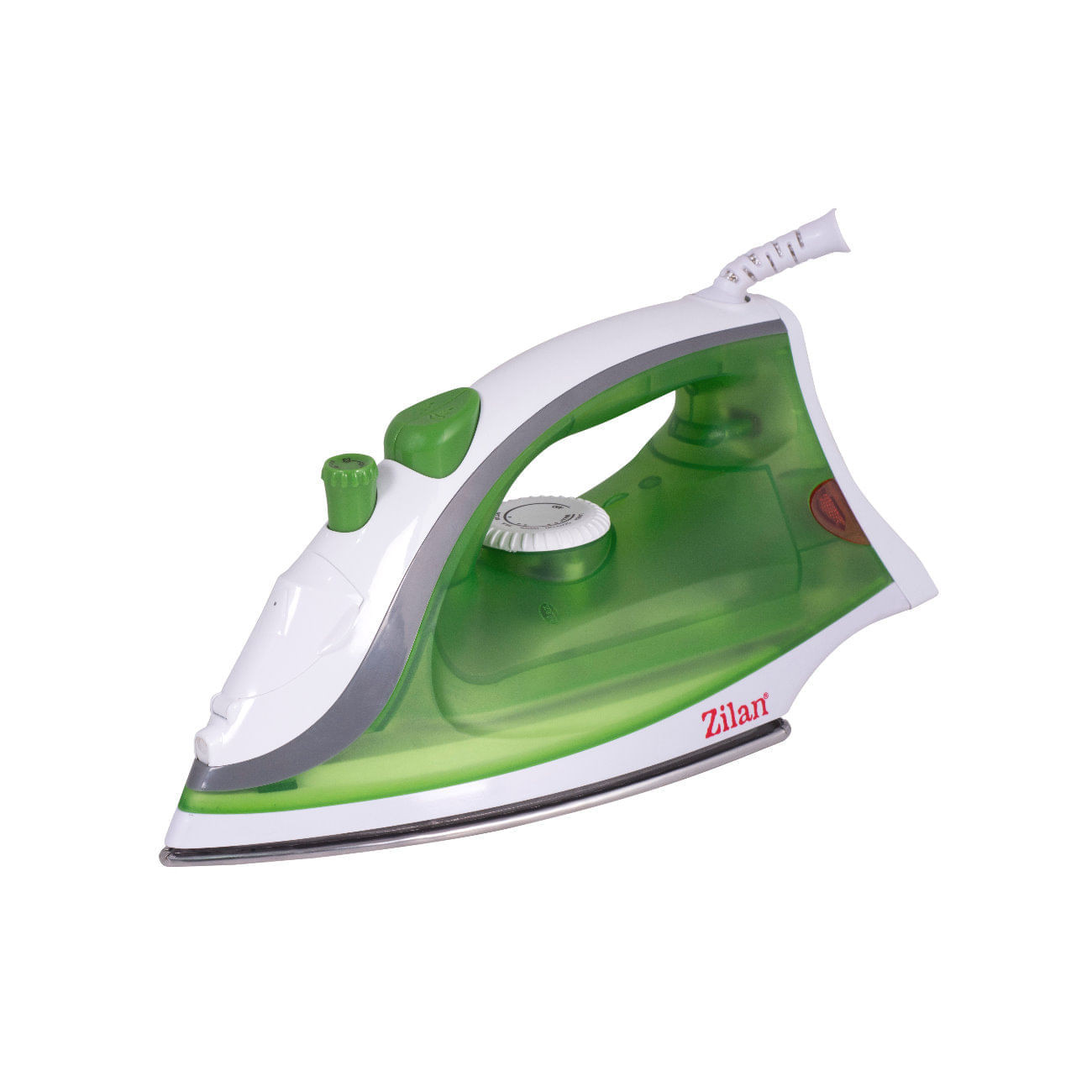 Fier de calcat Zilan ZLN-8410E, 2000W, Acoperire din otel inoxidabil, 120ml, Verde