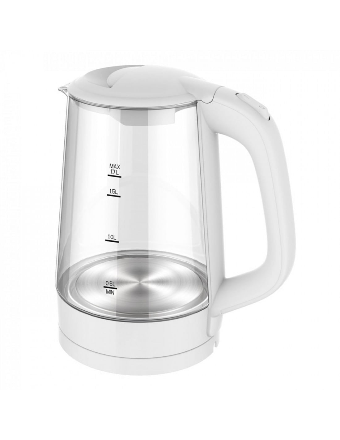 Fierbator electric Rosberg R51230C, 2200W, 1.7 litri, Borosilicat, Alb