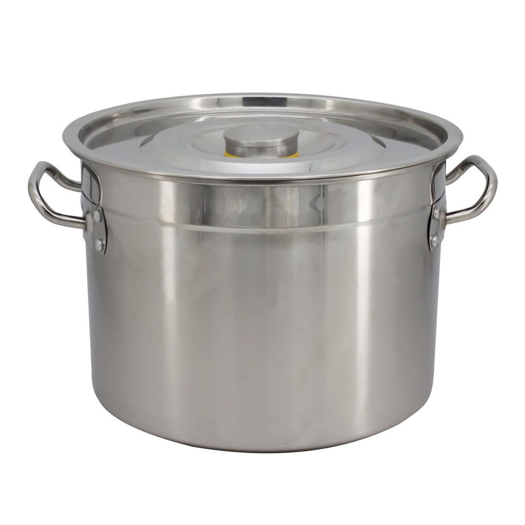 Oala cu capac, Cazan Rosberg R51211A60S, 62 cm, 84.5L, Inox