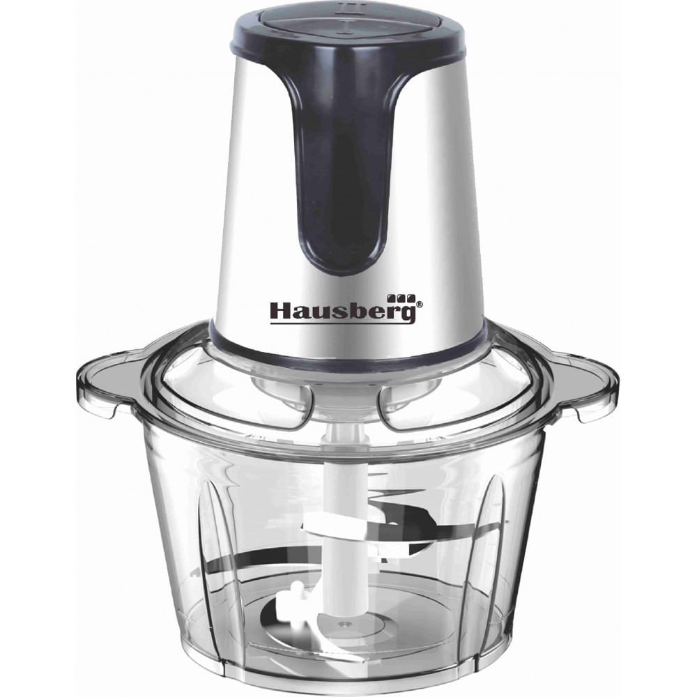 Tocator Hausberg HB-4506, 450 W, 3l, Toaca, Taie, Macina, Amesteca, Inox / Negru