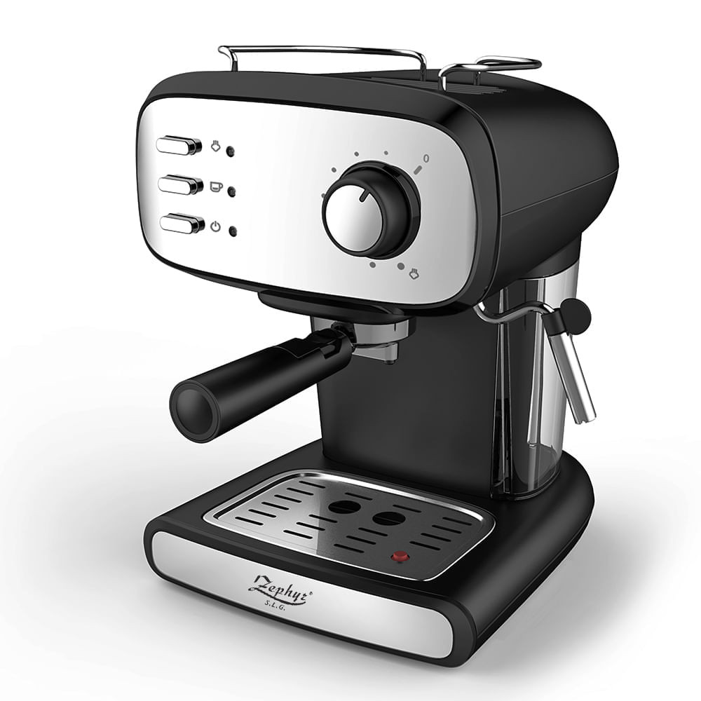 Mașină espresso 15bar ZEPHYR ZP 1171 J, 850W, 1,5 litri, spumă, oțel inoxidabil / negru