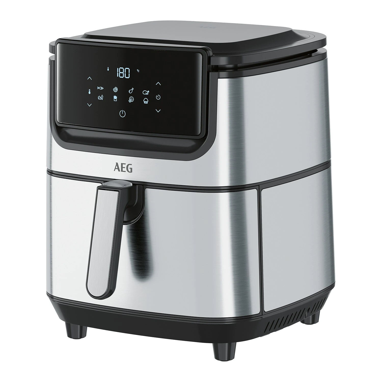 Friteuza cu aer cald AEG AF6-1-6ST Gourmet 6, 1800W, 5.4l, 200 C, 8 programe, Inox