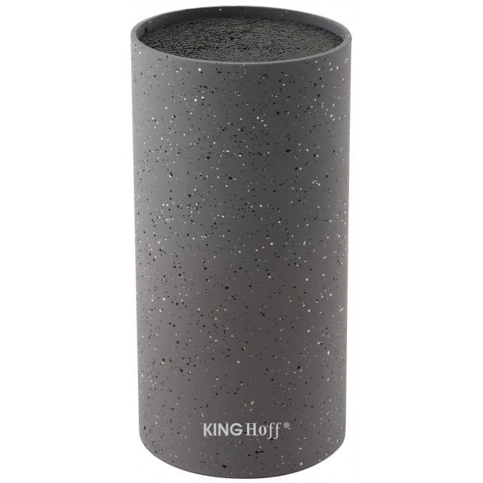 Поставка за ножове Kinghoff KH 1249, 11x22 см, Универсална, Сив мрамор