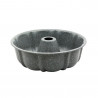 Форма за кекс Voltz V51223GA, 25.5x8.5 см, Мраморно покритие, Въглеродна стомана, Сив