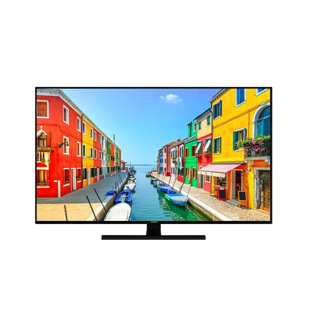 Телевизор Daewoo 43DH55UQ QLED ANDROID TV, 109 см, 3840x2160 UHD-4K, 43 inch, Android, QLED, Черен