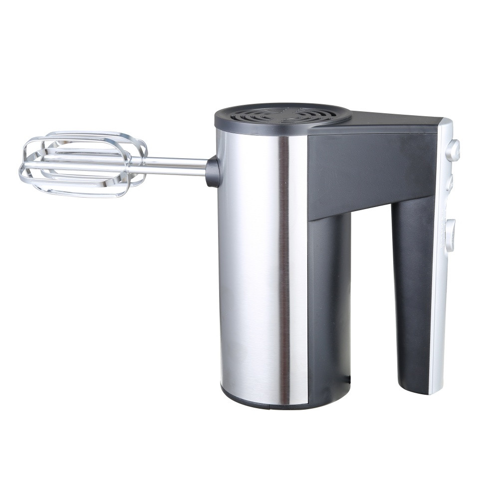 Mixer de mana Voltz V51110H, 300W, 5 viteze + Turbo, 4 teluri, Inox/negru