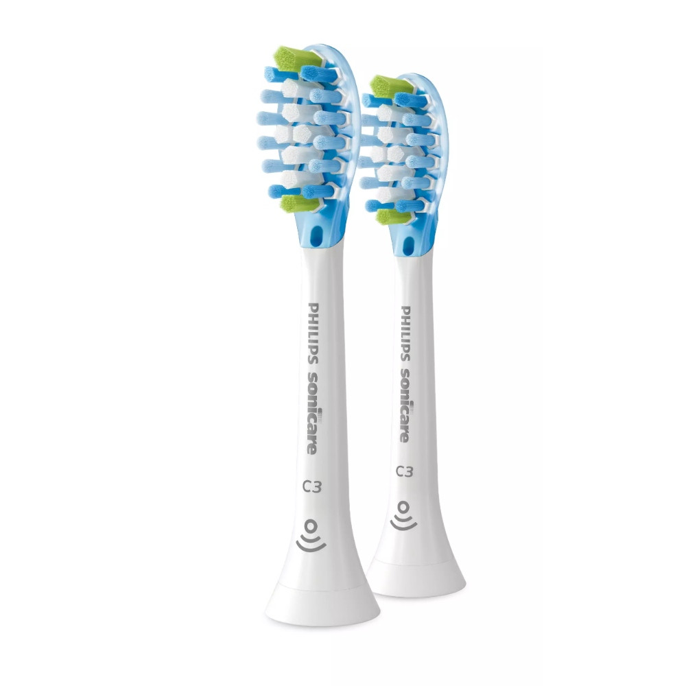 Set 2 capete de inlocuire pentru periuta de dinti electrica Philips Sonicare C3 Optimal Plaque Defen