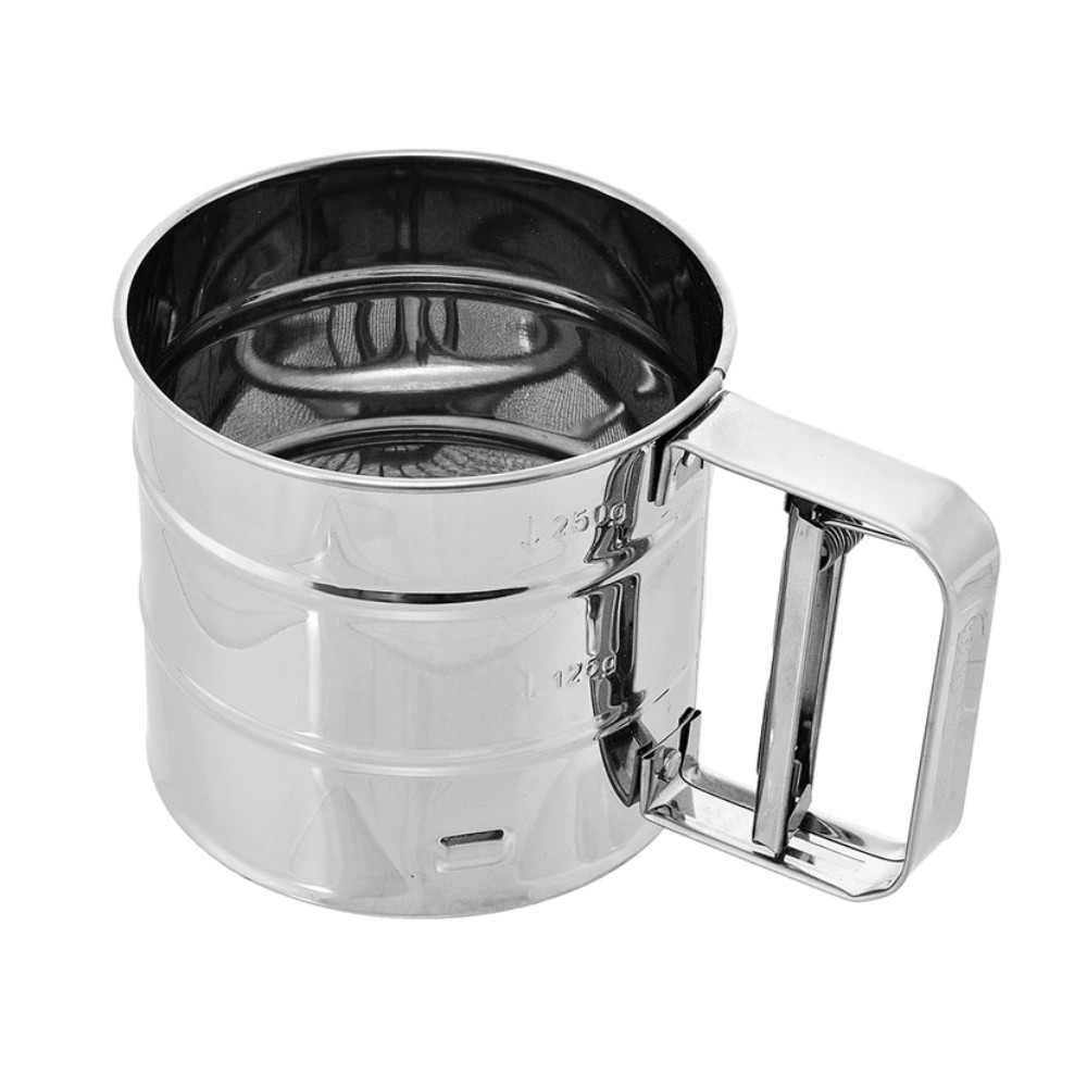 Sita pentru faina si zahar pudra Bohmann BH 7740, 350 ml, Mecanica, Inox