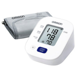 Monitor automat de tensiune arteriala Omron M2 Intellisense, Brat 22-42 cm, Deasupra cotului, Memorie pana la 30 de masuratori, Hipertensiune, Aritmie, Alb