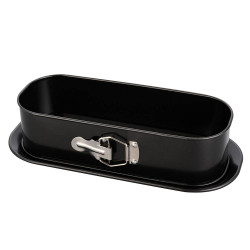 Forma de copt Luigi Ferrero Rosso FR-4034NB Baza detasabila Acoperire antiaderenta 345x155x8cm Negru