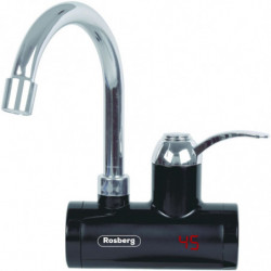 Resigilat: Incalzitor de apa Rosberg R57100B 3600W Cu display Pana la 60C Pentru perete Negru