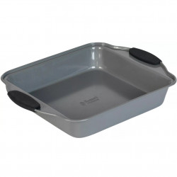 Tava de copt Russell Hobbs RH01913EU7 27 cm Acoperire antiaderenta sidefata Manere silicon Gri