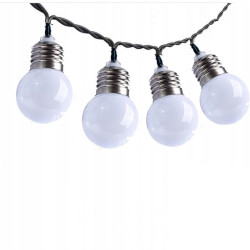 Ghirlande solare LED N1030W 10 becuri 230 cm pana la 8 ore autonomie IP44