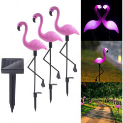 Set 3 Buc. Lampa Solara Forma Flamingo