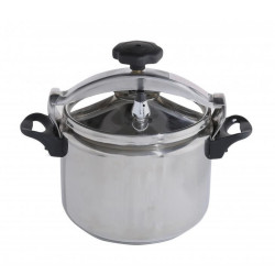 Oala sub presiune Hausberg HB-H-314 11 L Inductie Baza strat triplu Argintiu