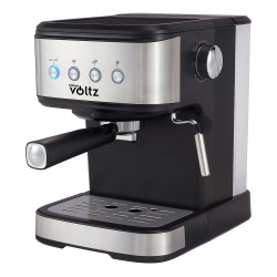 Espressor De Cafea Оliver Voltz Ov51171f, 1.2 L, 20 Bar, 1100w, Disc Crema, Negru/inox