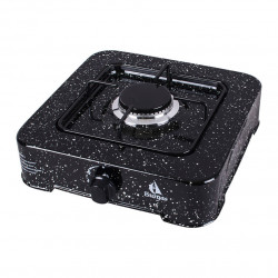 Resigilat: Aragaz Burgas BRG101BL, 1900 W, 1 arzator, Email, Negru