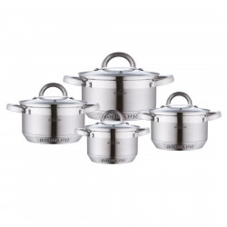 Set oale Bohmann BH 0716 8 piese 5 straturi baza Inductie Inox