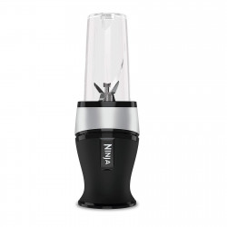 Blender vertical Ninja NINJA QB3001EUS, 700W, 2x470 ml, 18000 rpm, Fructe intregi, Negru/Gri