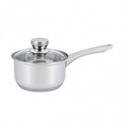 Caserola cu capac Rosberg R51210C16K 16 cm 2 litri Inductie Otel inoxidabil