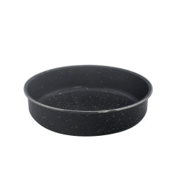 Tava de copt Rosberg R51222MR32 32 cm Acoperire marmura Negru