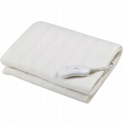 Resigilat: Pad electric pentru pat Esperanza EHB002, 150x80, 60W, 2 nivele, lavabil, protectie la supraincalzire, alb