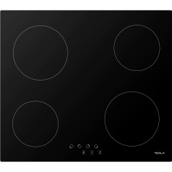 Resigilat: Plita incorporabila vitroceramica Tesla HV6400SB, 6000W, 4 zone, Timer, 9 trepte de putere, Blocare copii, Negru
