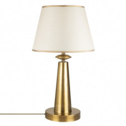 Lampa De Podea Elefant 892opv1101, Metal, 55x30 Cm, Design Vintage, Auriu / Alb