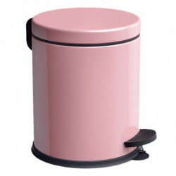 Coș de gunoi Vinoks 410400B, 5 litri, oțel inoxidabil, pedală, roz