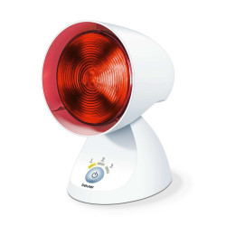 Lampa cu infrarosu Beurer IL 35, 150W, Temporizator, Mod stand-by, ON-OFF, Alb