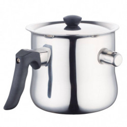 Oala pentru fiert lapte Bohmann BH-1008-30 3 L Perete dublu Fluier Otel inoxidabil