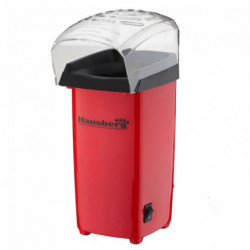 Mașină de popcorn cu aer cald Hausberg HB-910RS, 1200 W, gata în 2-3 minute, roșu