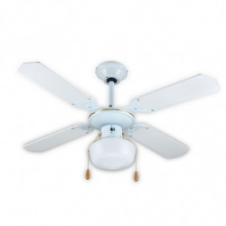 Resigilat: ventilator de tavan cu lampă SAPIR SP 1760 4C1L, 50W, 106 cm, 3 trepte, alb