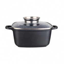 Oala aluminiu turnat ZEPHYR ZP 4323 M24A 24x24 cm Acoperire Granite 4.4 litri