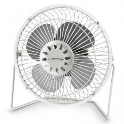 Ventilator USB pentru desktop Esperanza EA149W 25 W 6 inchi ; alb