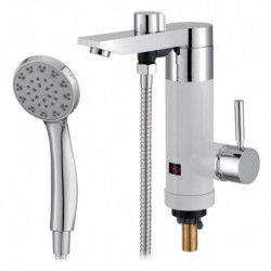 Încălzitor de apă cu duș Finlux IWH-35TS 3500W ecran LCD 6bar alb / argintiu