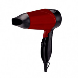 Uscător de păr pliabil Electra HDE-1269, 1200W, 2 nivele, roșu / negru