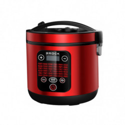 Multicooker cu 36 de programe BROCK MC 3602 RD, 700W, 5 litri, Acoperire ceramică, Pornire întârziată, Roșu